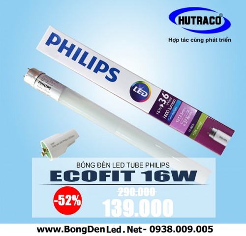 Bóng đèn Led tuýp Philips EcoFit Ledtube 1m2 16W/765